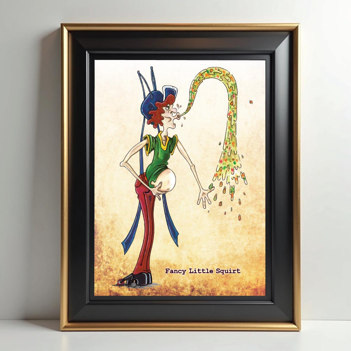 Fancy Little Squirt Art Print