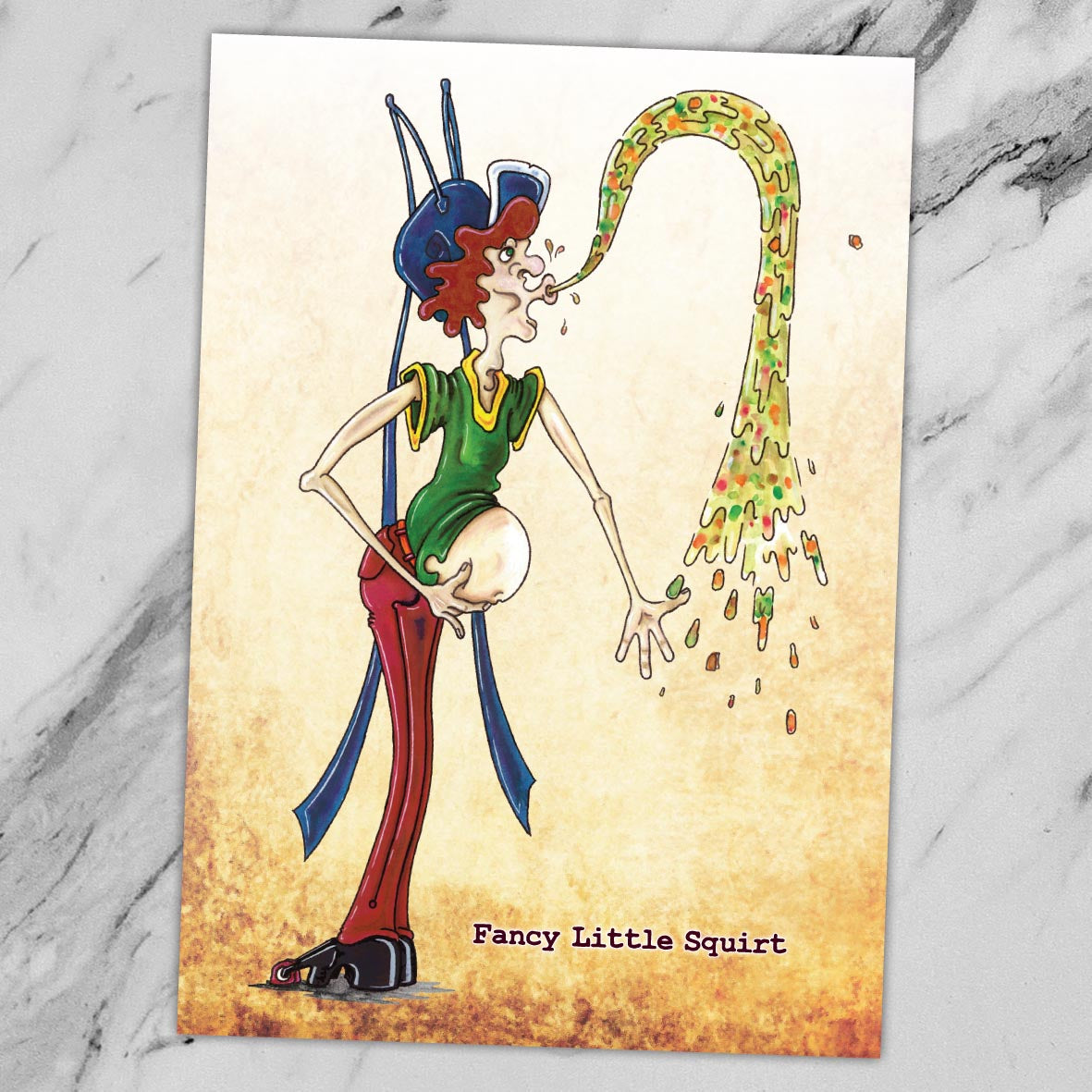 Fancy Little Squirt Art Print
