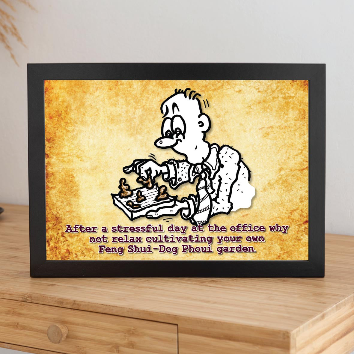 Feng Shui Cartoon Art Print