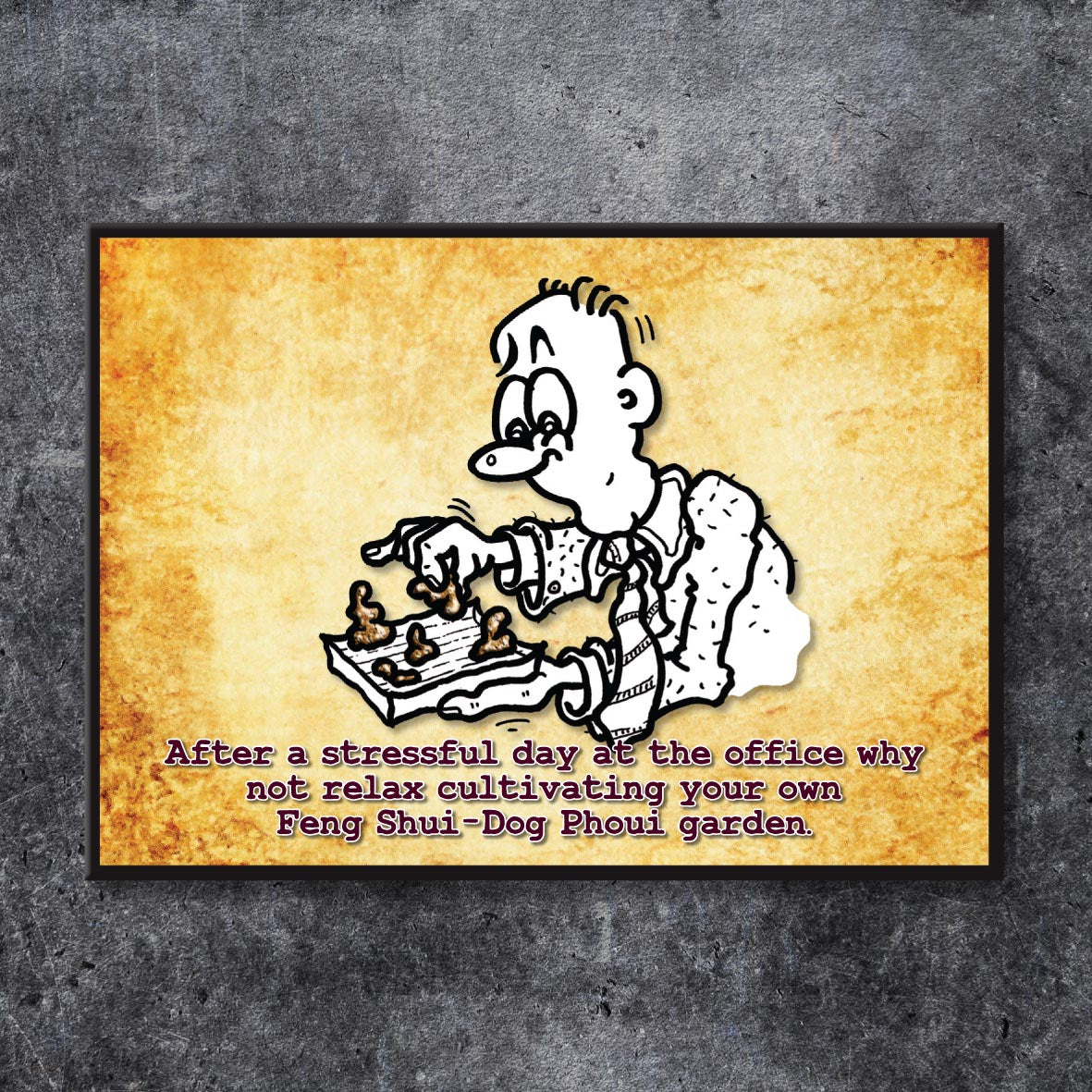 Feng Shui Cartoon Art Print
