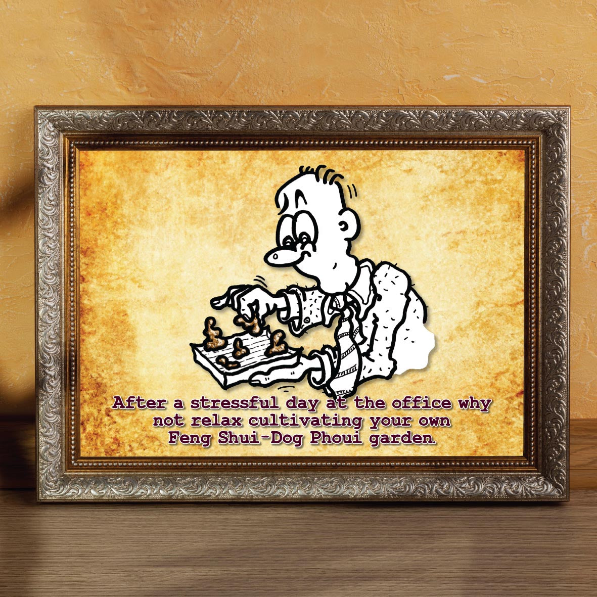 Feng Shui Cartoon Art Print