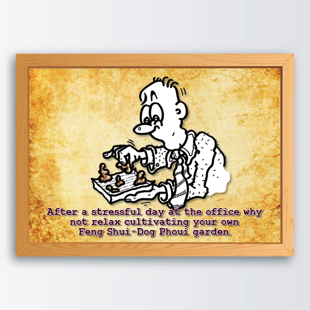 Feng Shui Cartoon Art Print