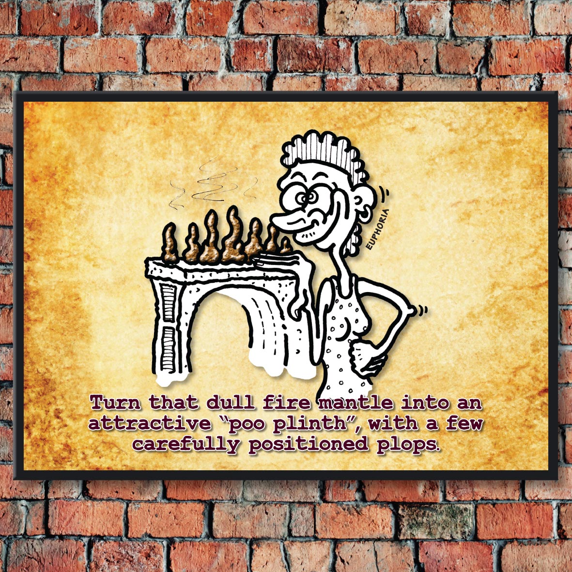 Fine Fire Mantle Tat Cartoon Art Print