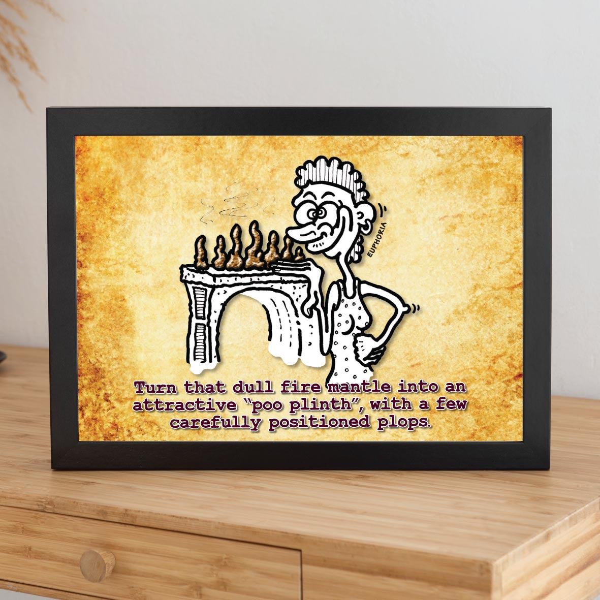Fine Fire Mantle Tat Cartoon Art Print