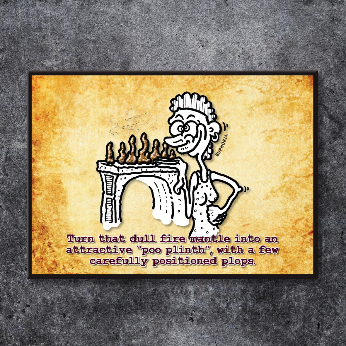 Fine Fire Mantle Tat Cartoon Art Print