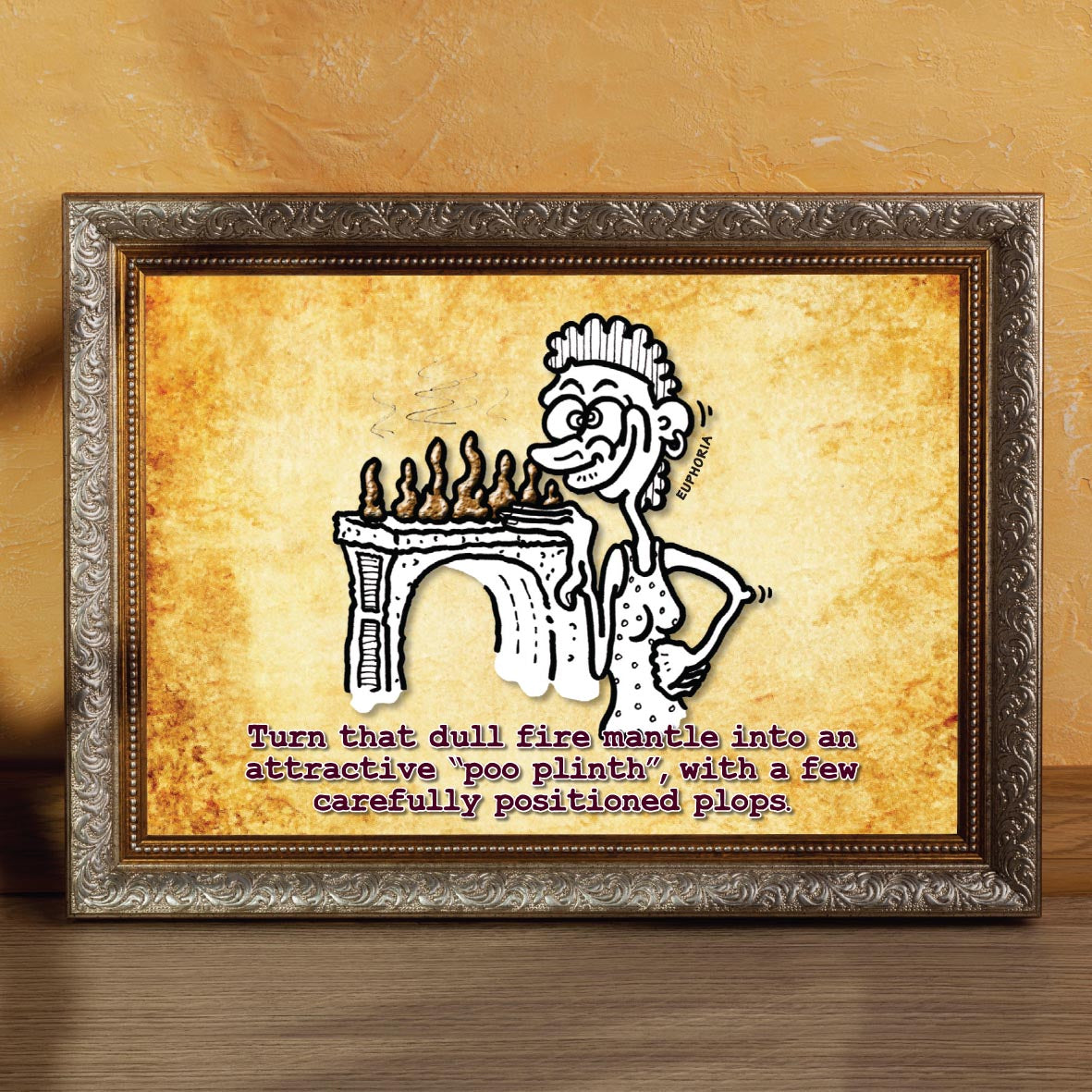 Fine Fire Mantle Tat Cartoon Art Print