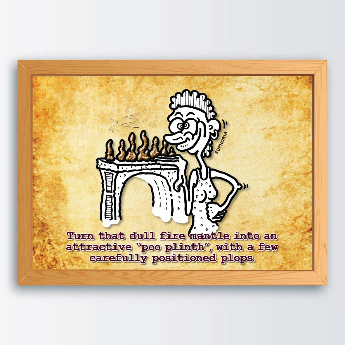 Fine Fire Mantle Tat Cartoon Art Print