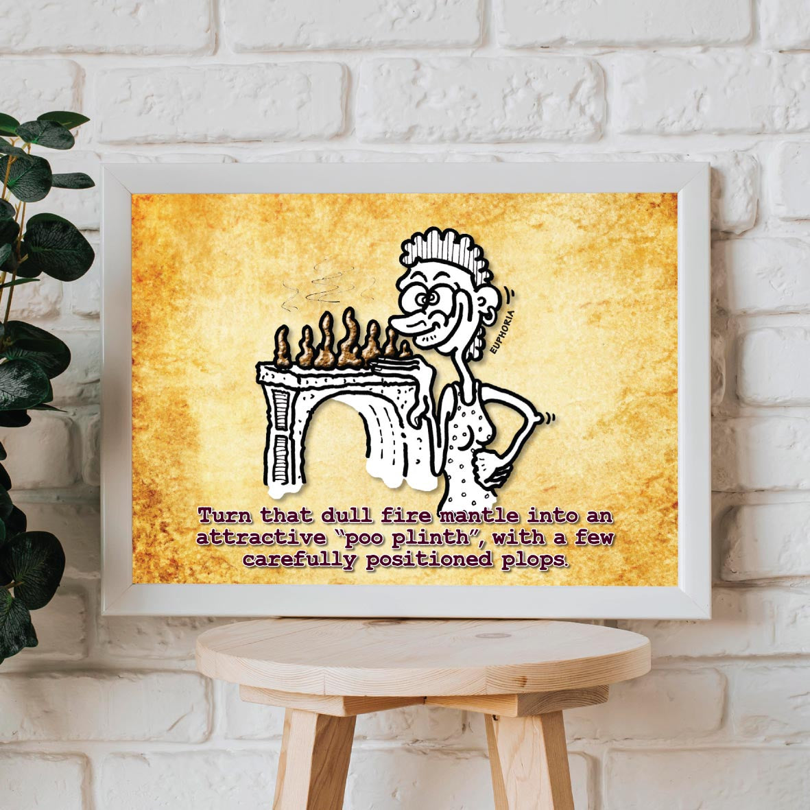 Fine Fire Mantle Tat Cartoon Art Print