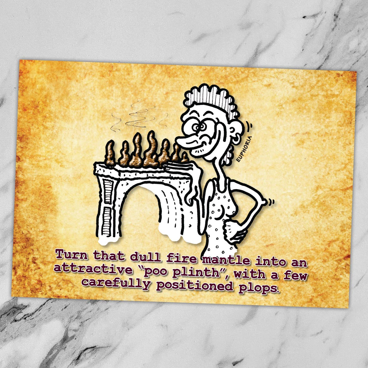 Fine Fire Mantle Tat Cartoon Art Print