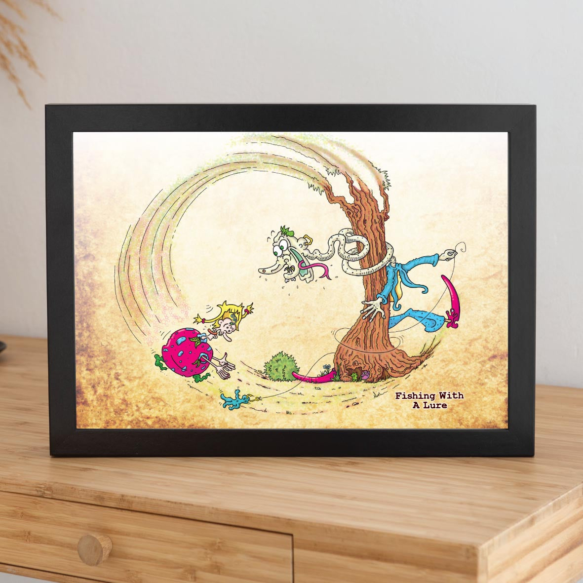 Gone Fishing Art Print
