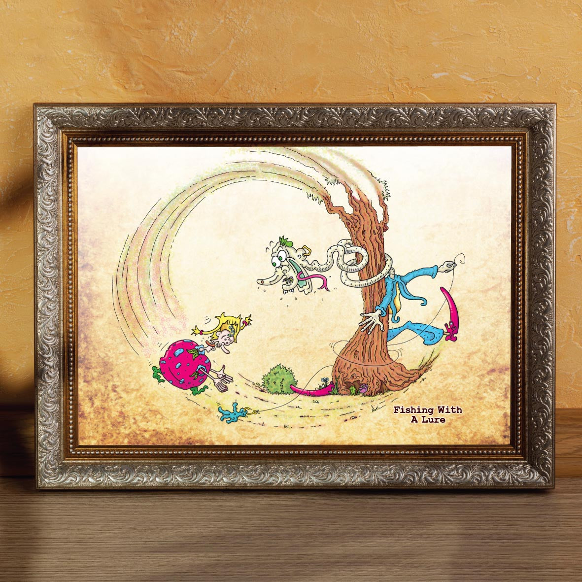 Gone Fishing Art Print