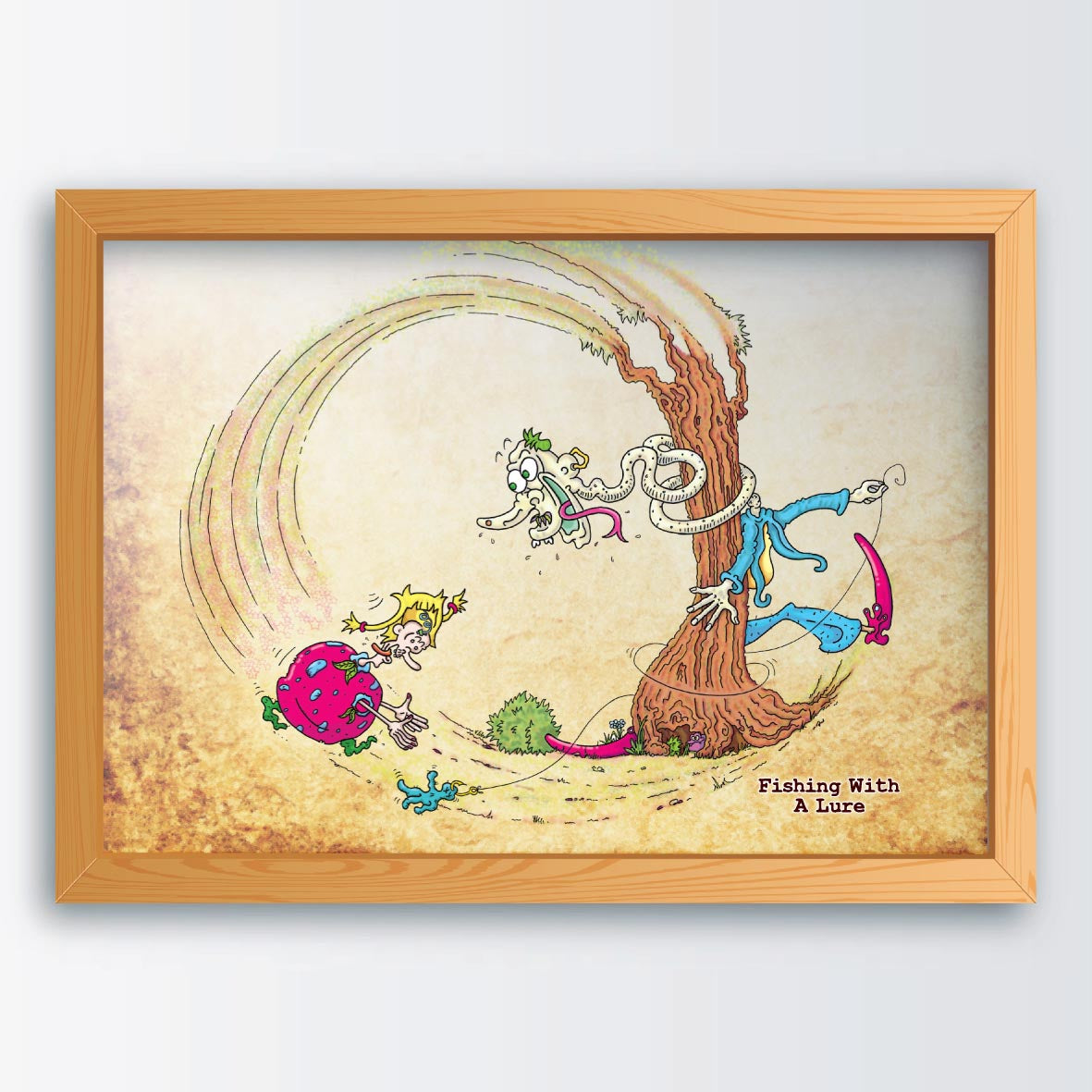 Gone Fishing Art Print