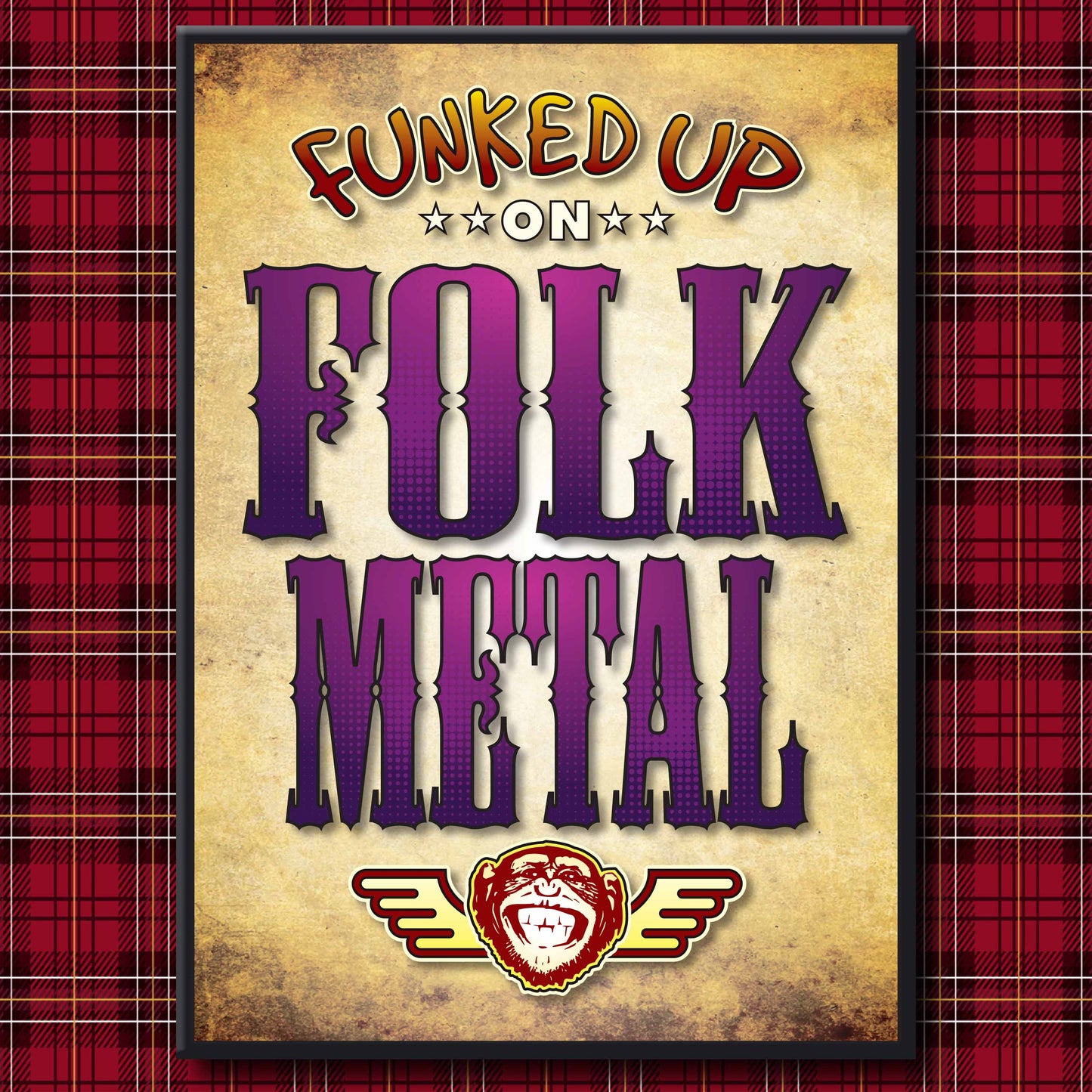 Folk Metal Art Print / Poster / Birthday Card / Greetings Card