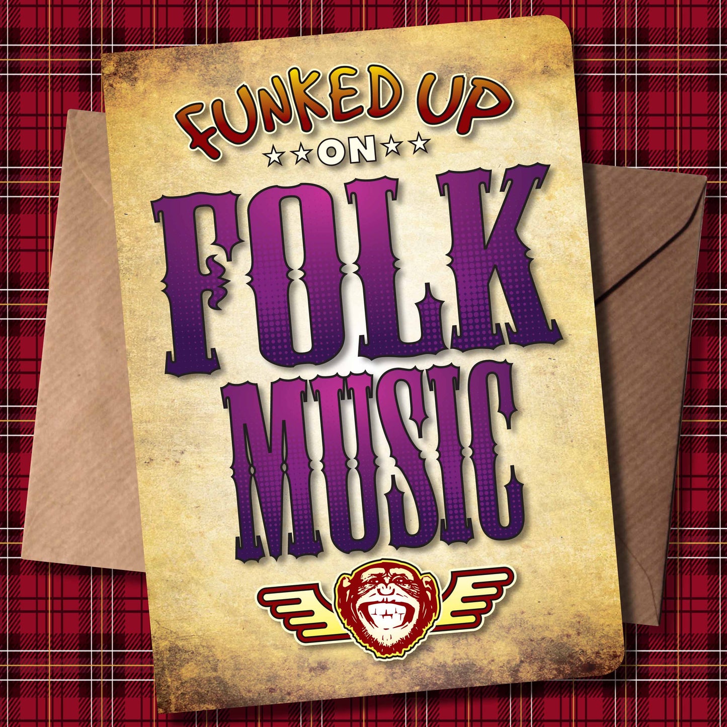 Folk Music Art Print / Poster / Birthday Card / Greetings Card