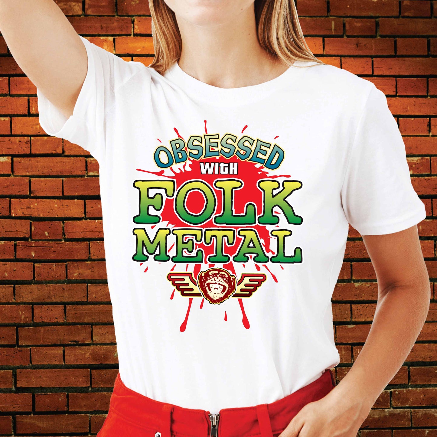 Folk Metal Obsessed Cotton T-Shirt