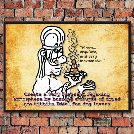 Fragrant Incense Cartoon Art Print