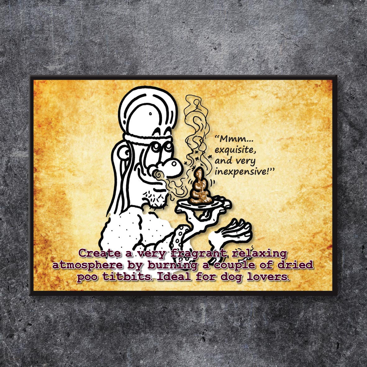 Fragrant Incense Cartoon Art Print
