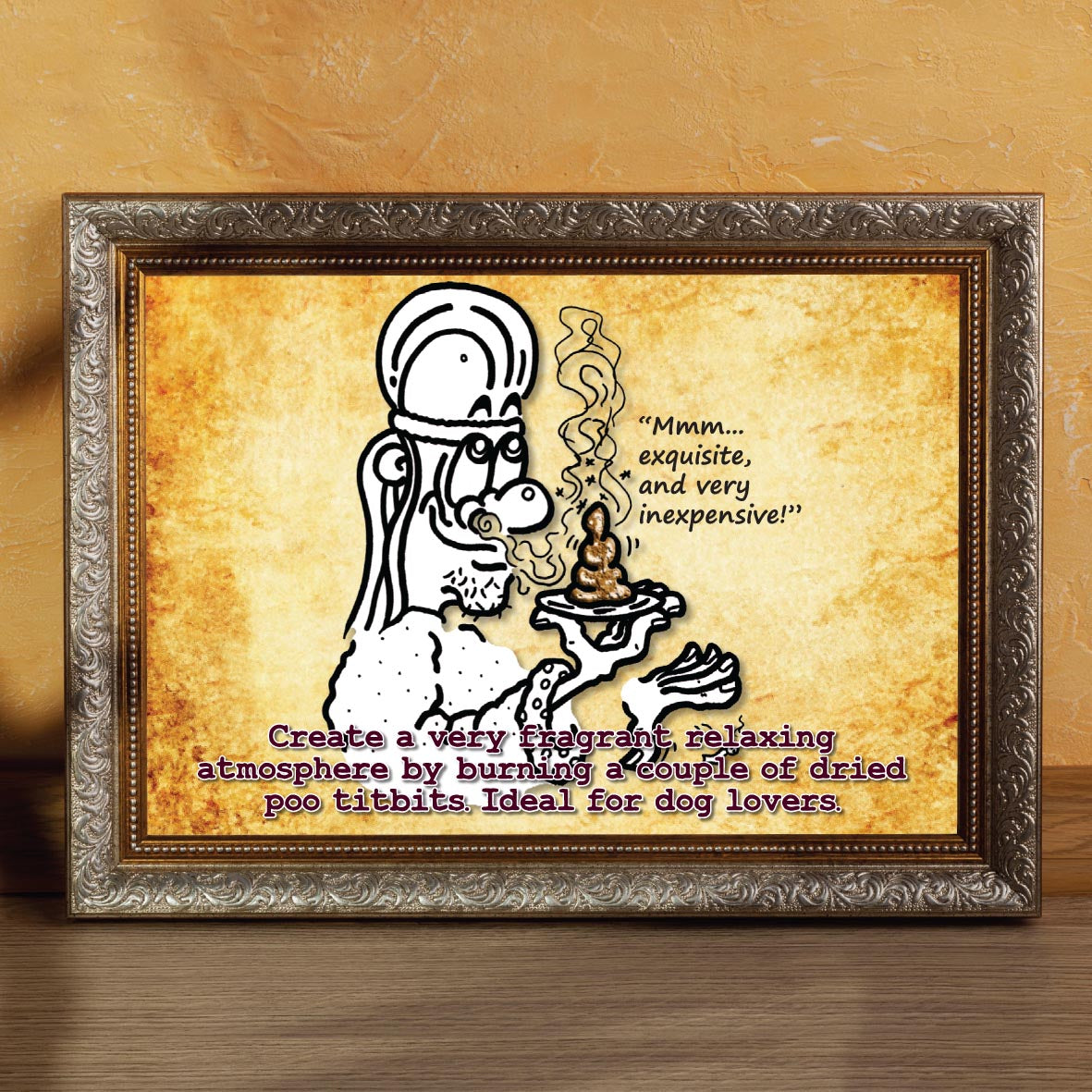 Fragrant Incense Cartoon Art Print
