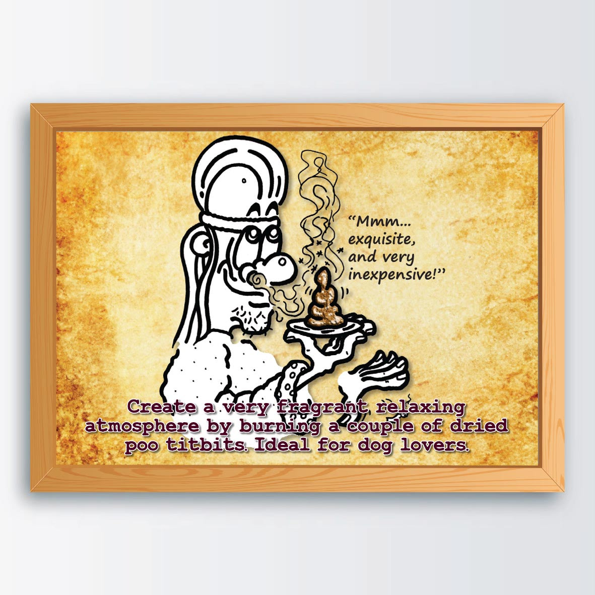 Fragrant Incense Cartoon Art Print
