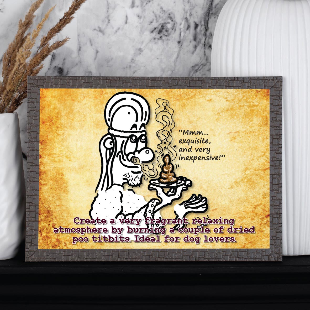 Fragrant Incense Cartoon Art Print