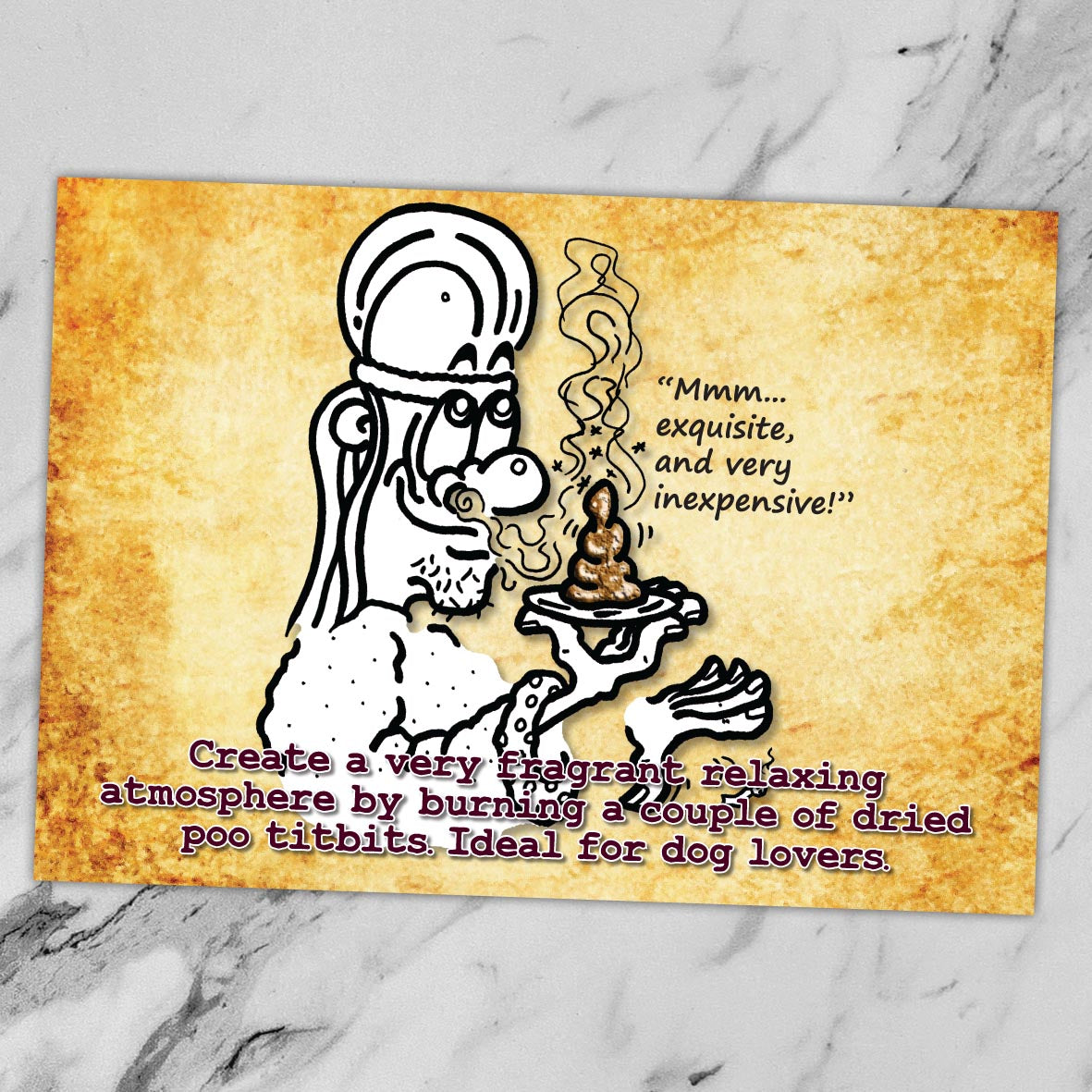 Fragrant Incense Cartoon Art Print