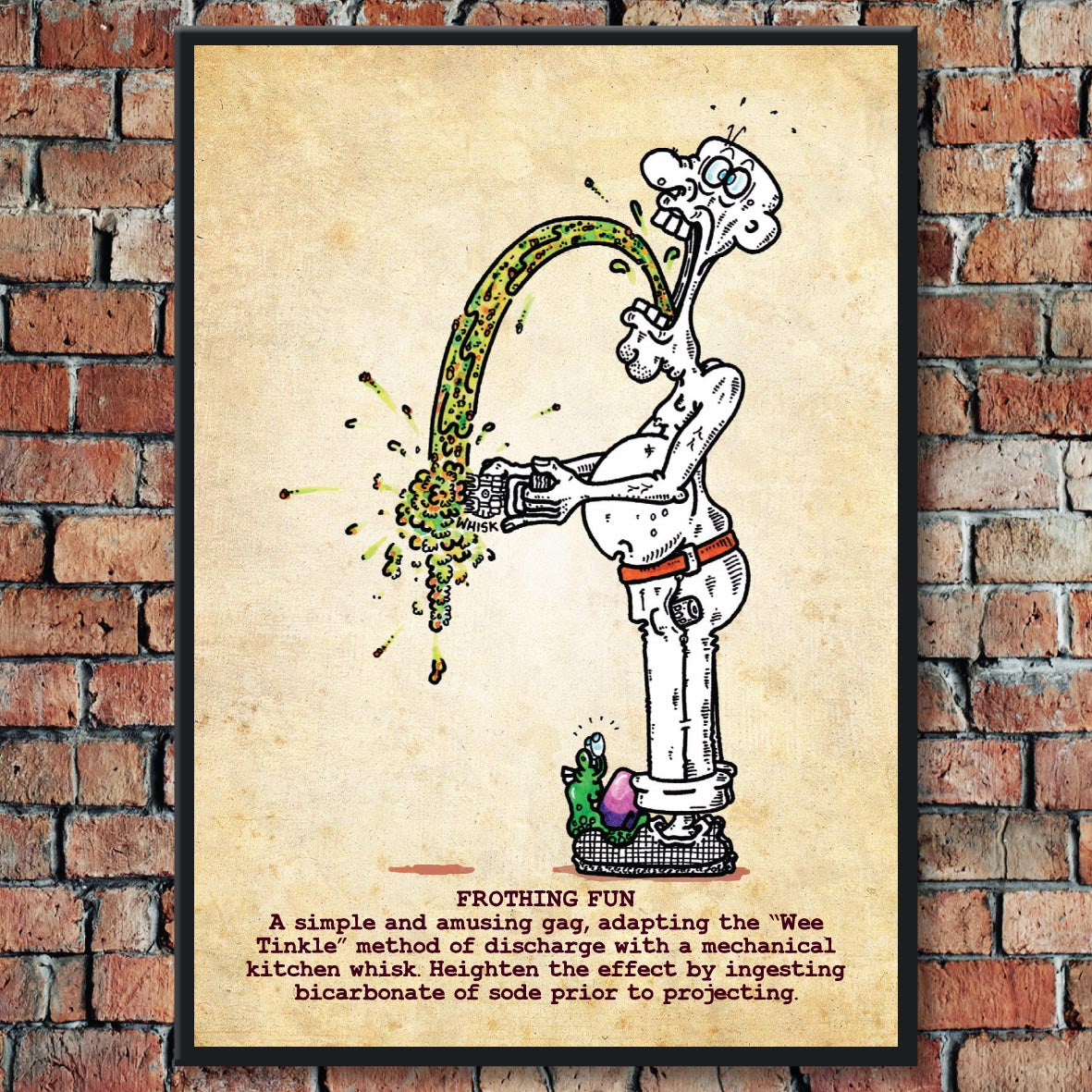 Frothing Fun Art Print