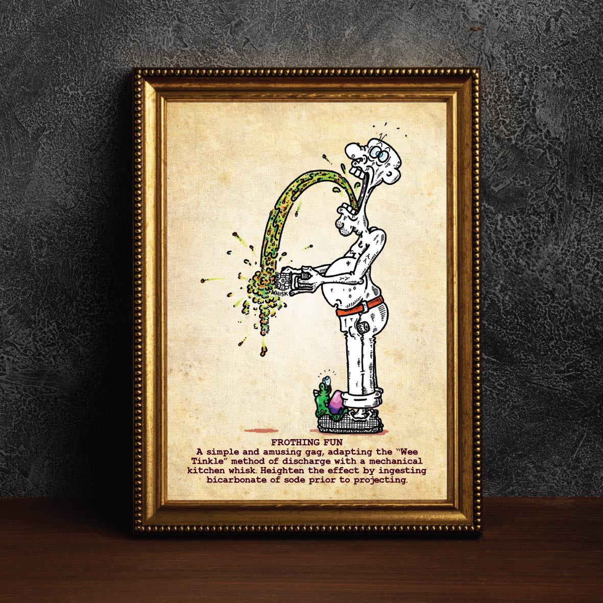Frothing Fun Art Print