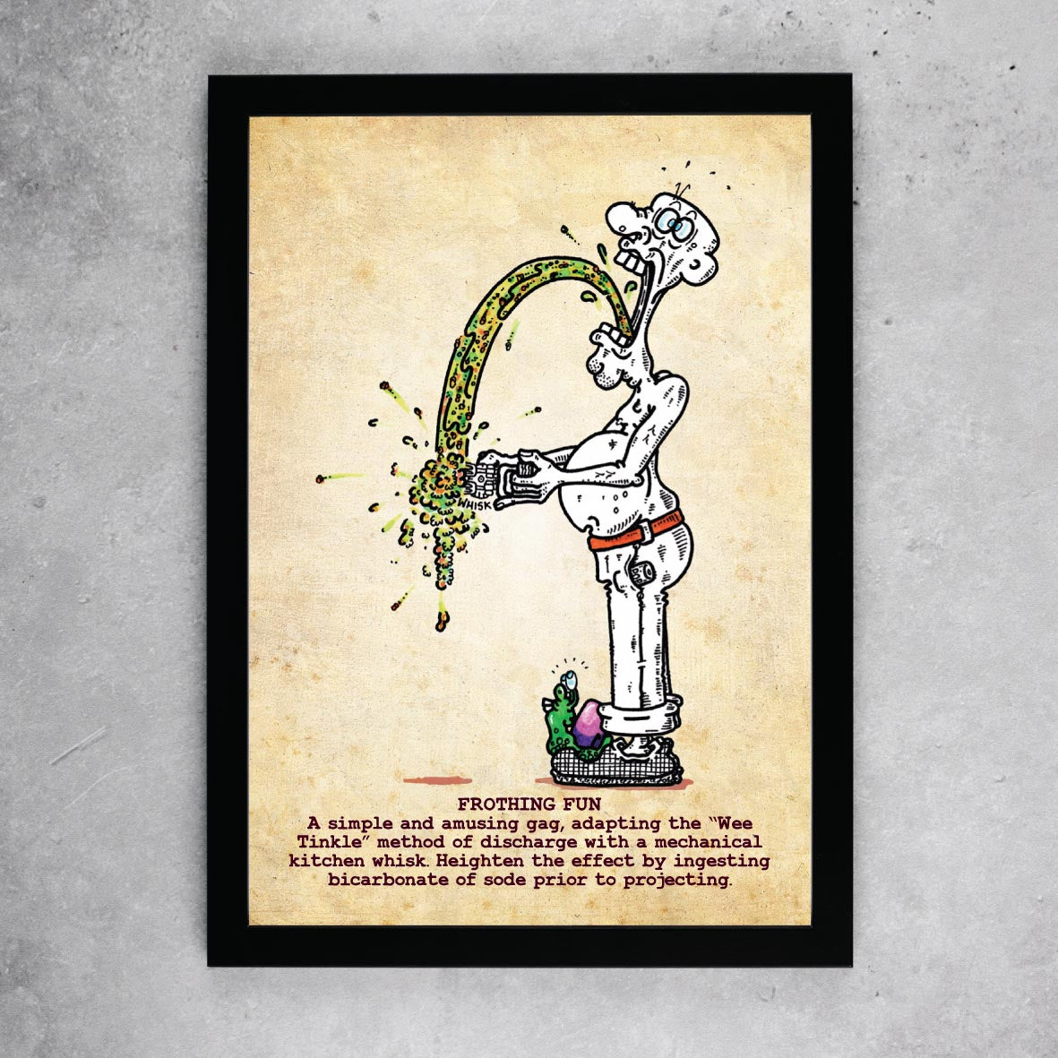 Frothing Fun Art Print