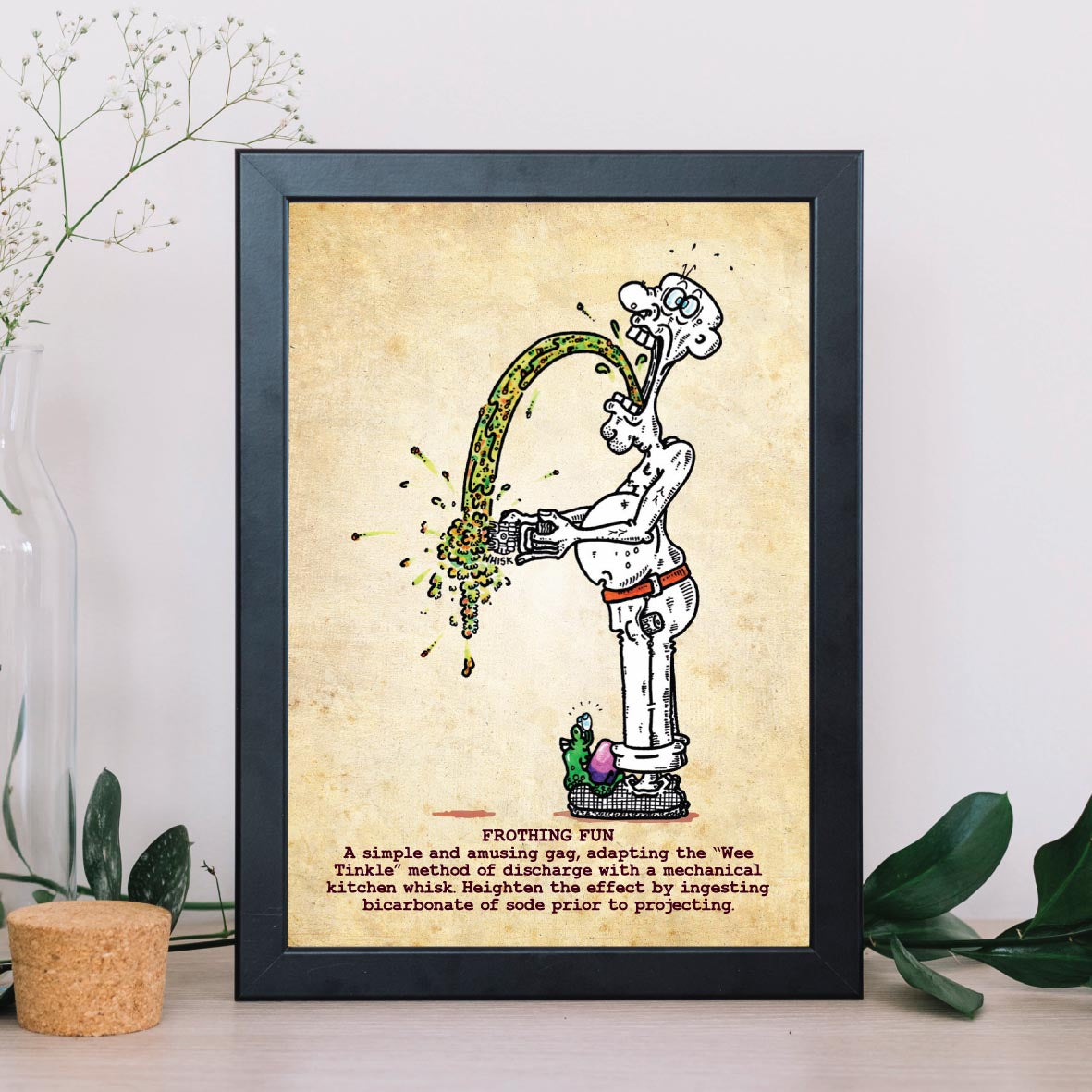 Frothing Fun Art Print