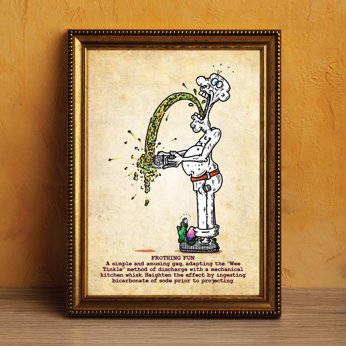 Frothing Fun Art Print
