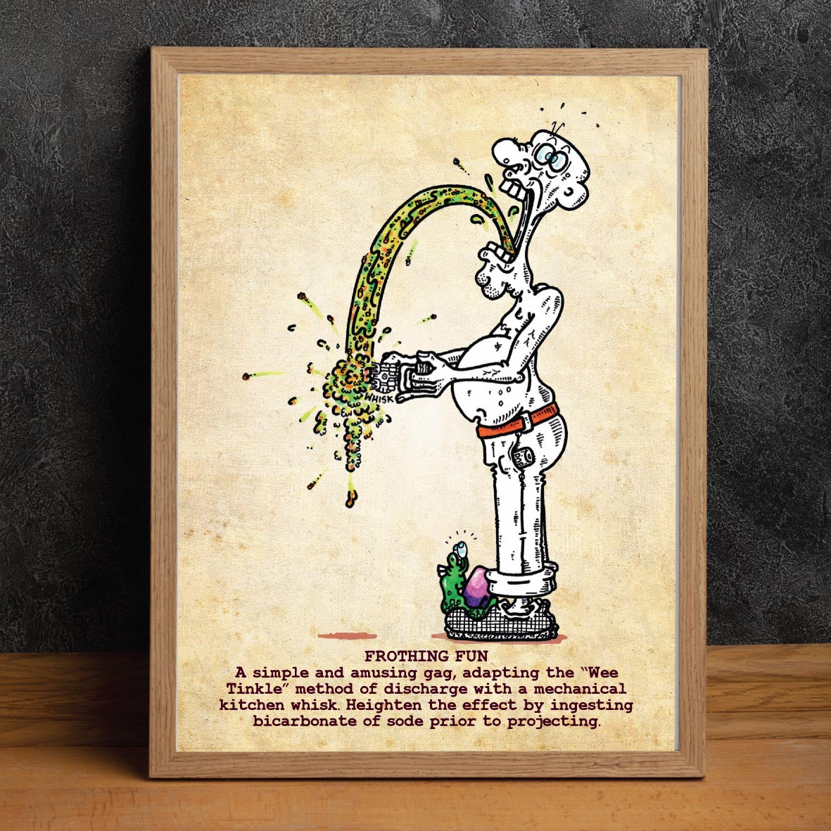 Frothing Fun Art Print