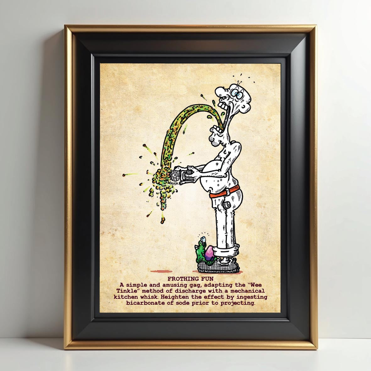 Frothing Fun Art Print