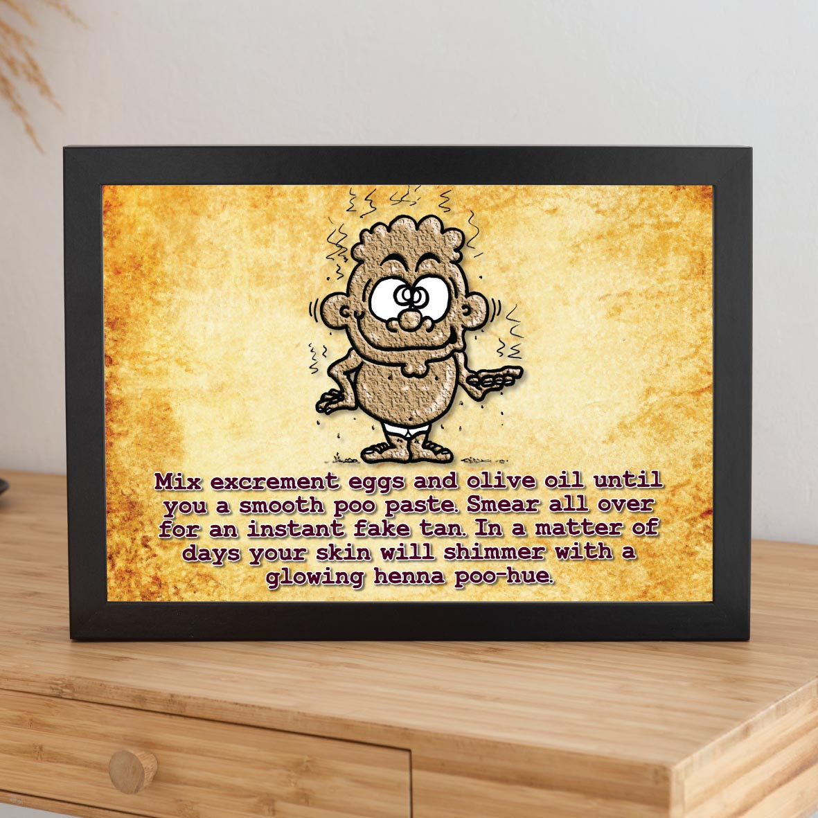 Super Fun Sun Lotion Cartoon Art Print