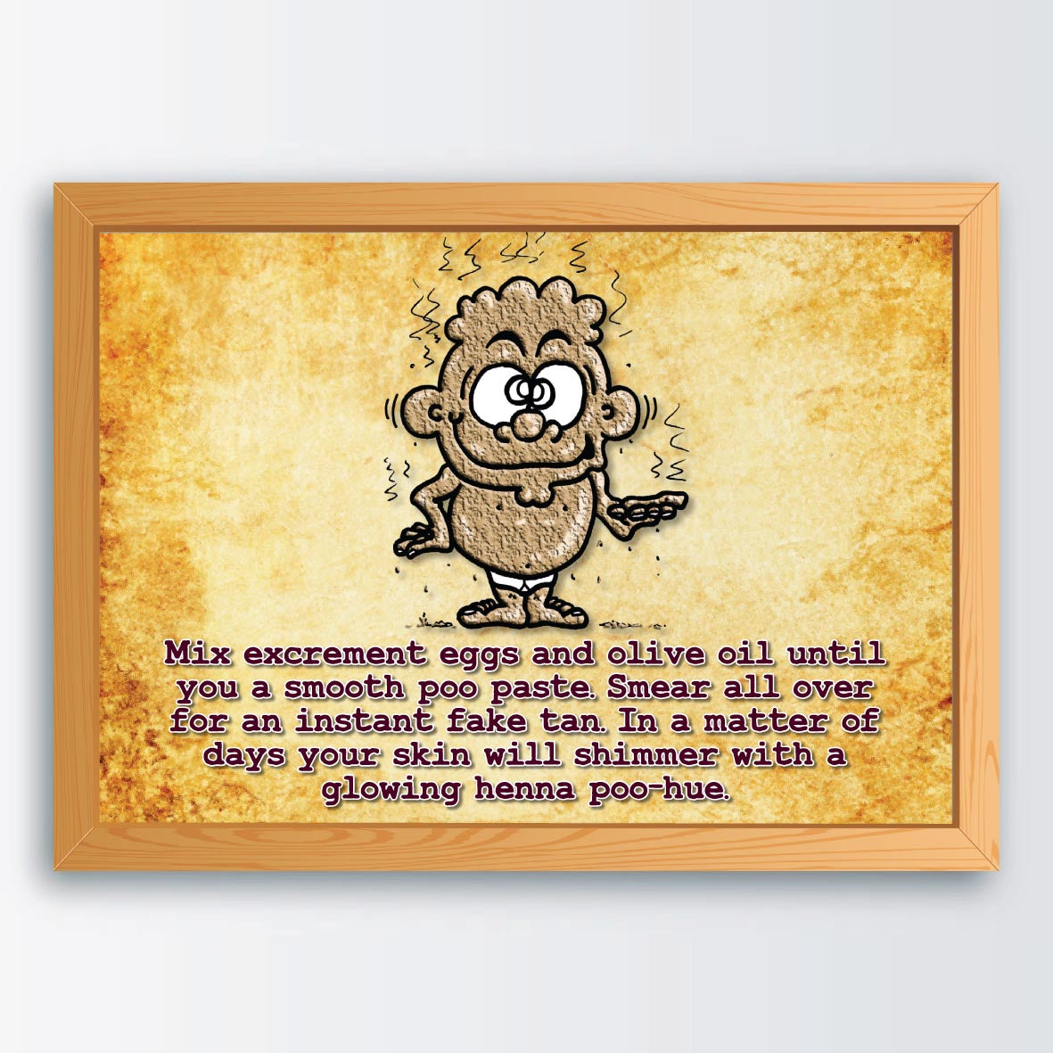 Super Fun Sun Lotion Cartoon Art Print