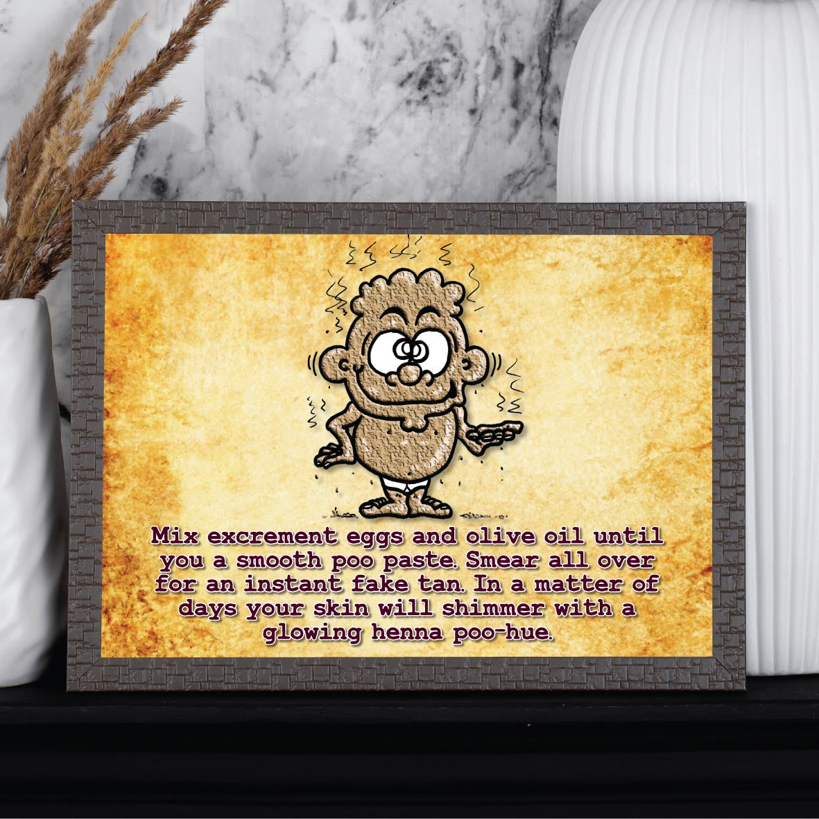 Super Fun Sun Lotion Cartoon Art Print