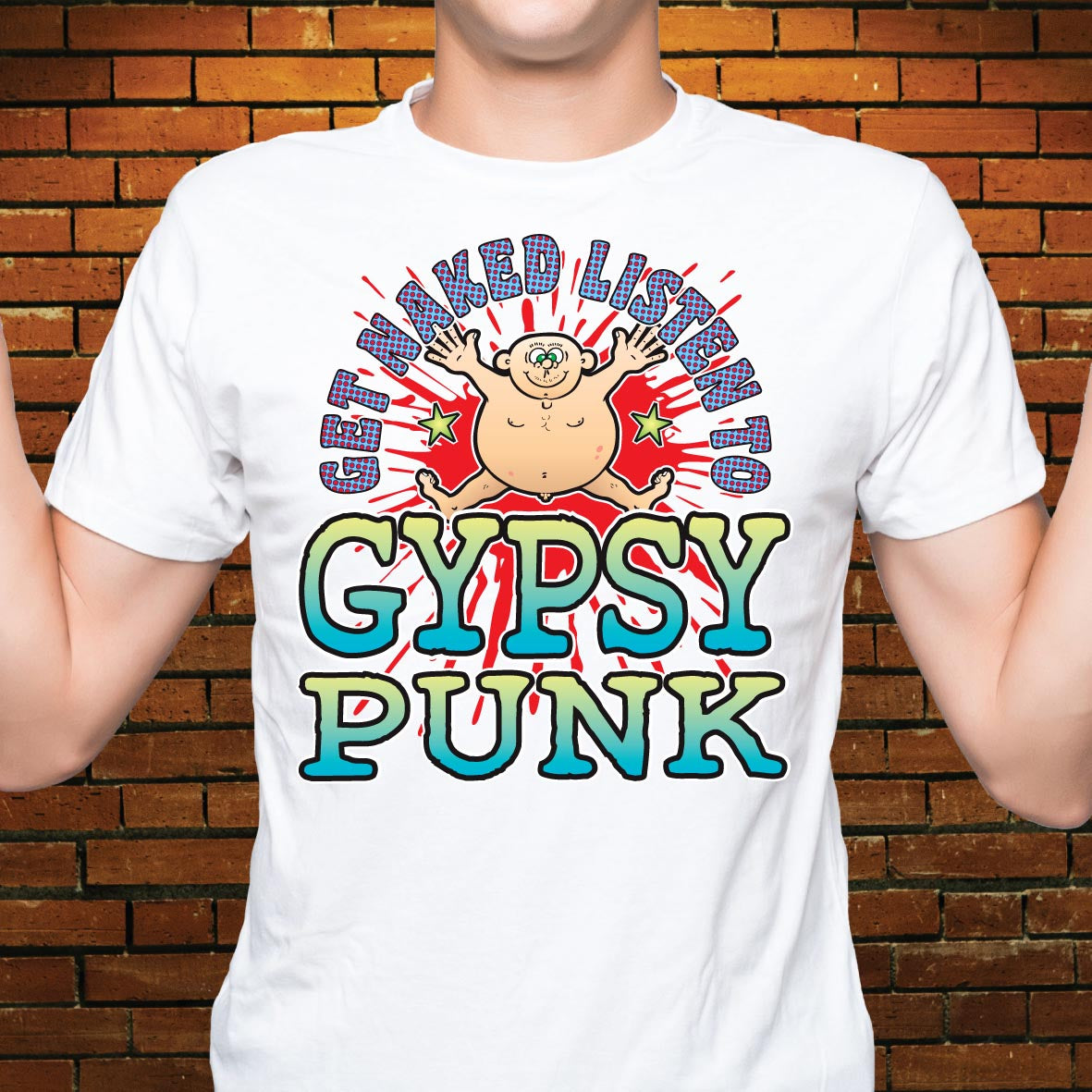 Gypsy Punk Funny Slogan Cotton T-Shirt