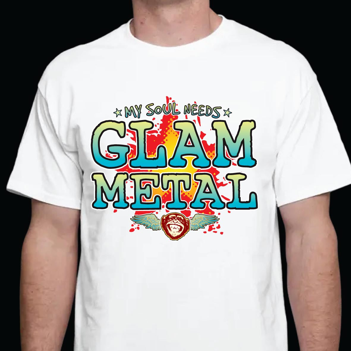 Glam Metal Cotton T-Shirt