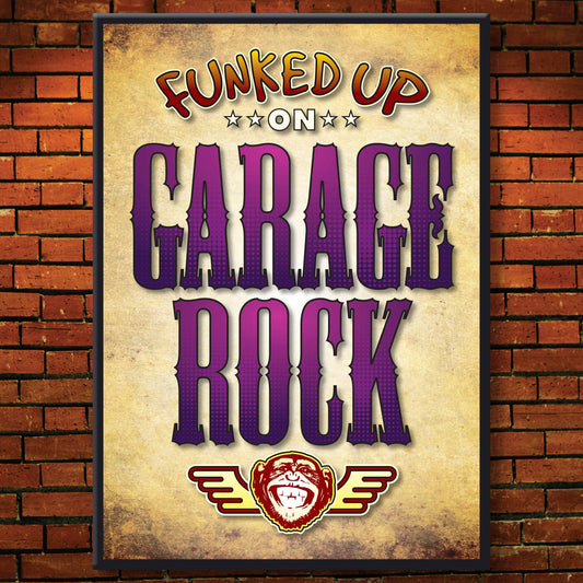 Garage Rock Art Print / Poster / Birthday Card / Greetings Card