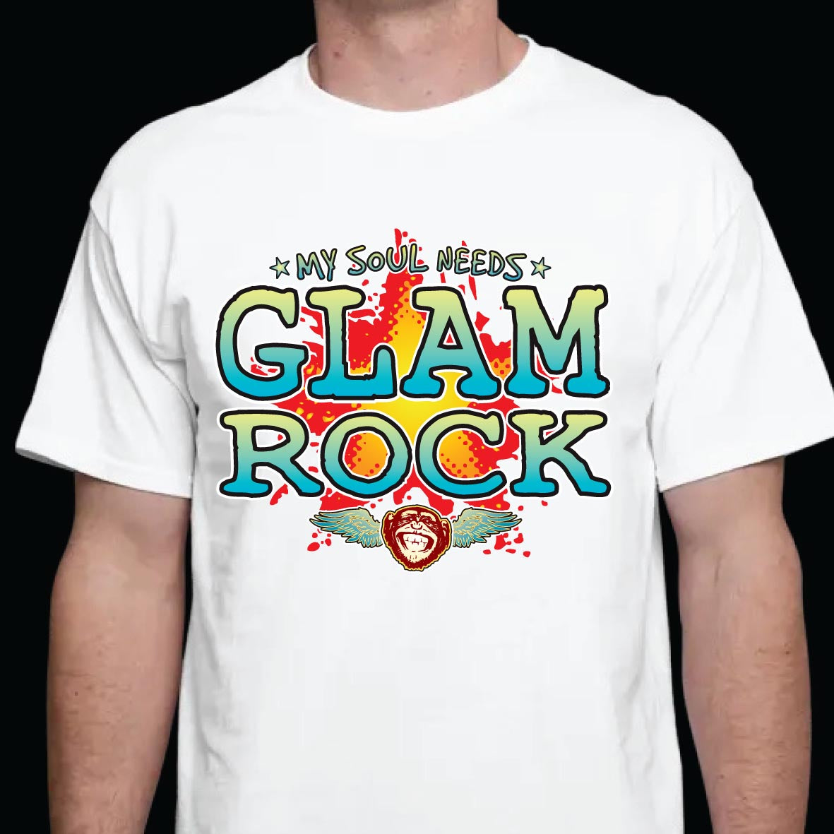 Glam Rock Cotton T-Shirt