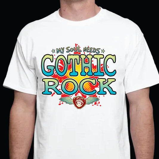 Gothic Rock Cotton T-Shirt