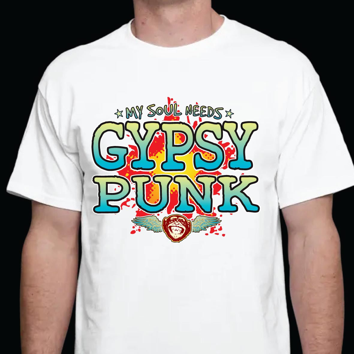 Gypsy Punk Cotton T-Shirt