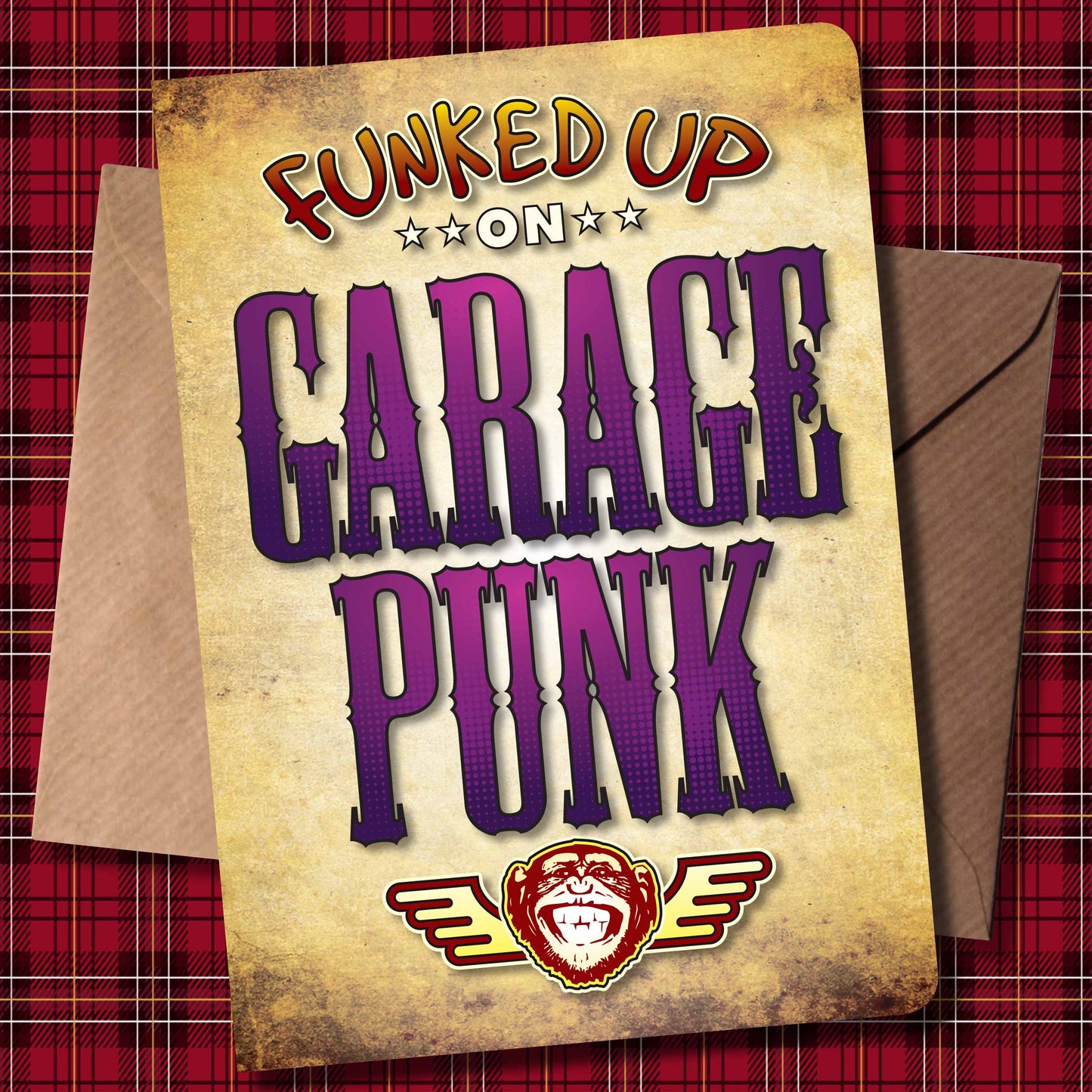 Garage Punk Art Print / Poster / Birthday Card / Greetings Card
