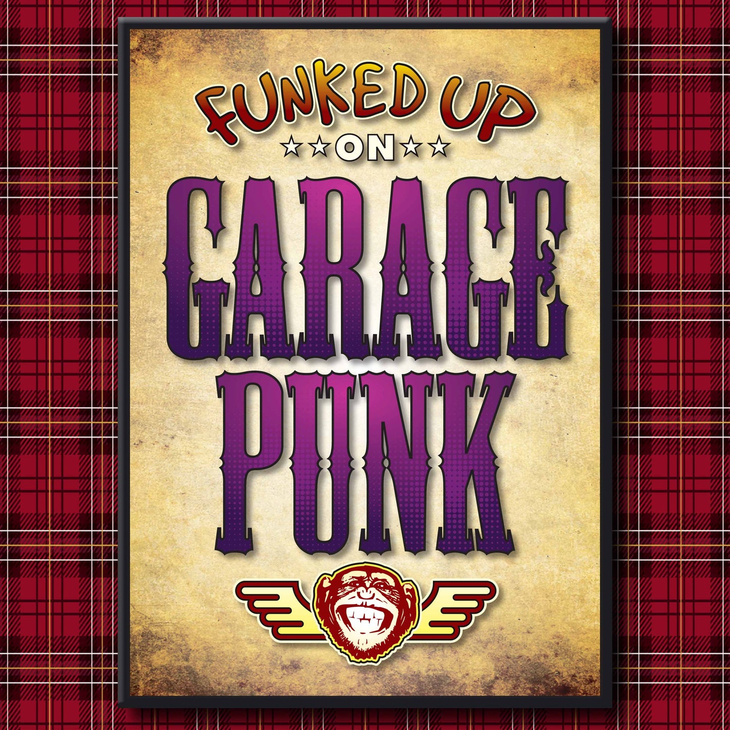 Garage Punk Art Print / Poster / Birthday Card / Greetings Card