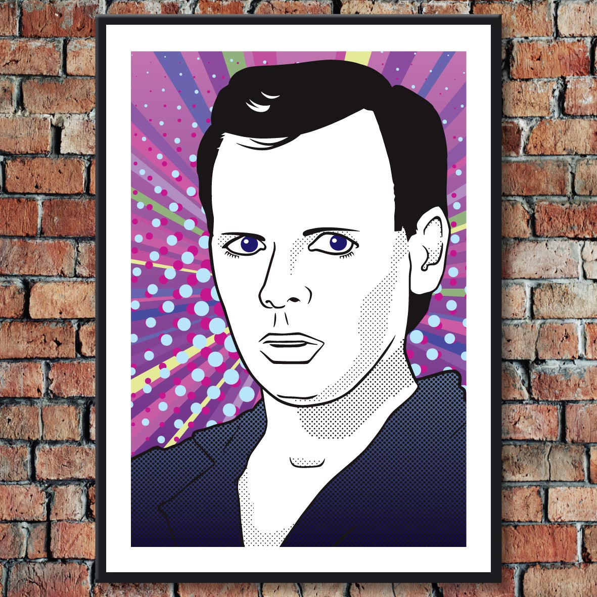 Gary Numan Pop Art Giclée Print