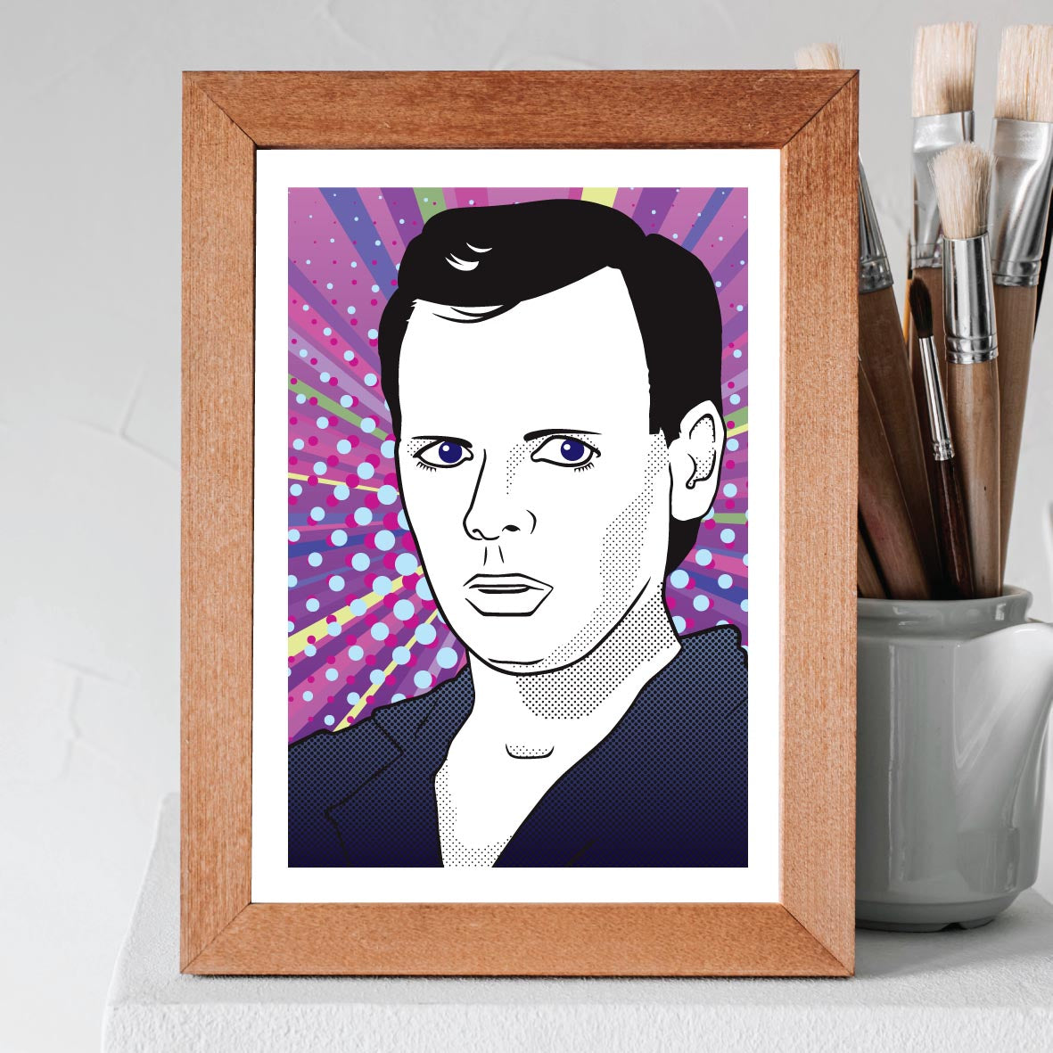 Gary Numan Pop Art Giclée Print