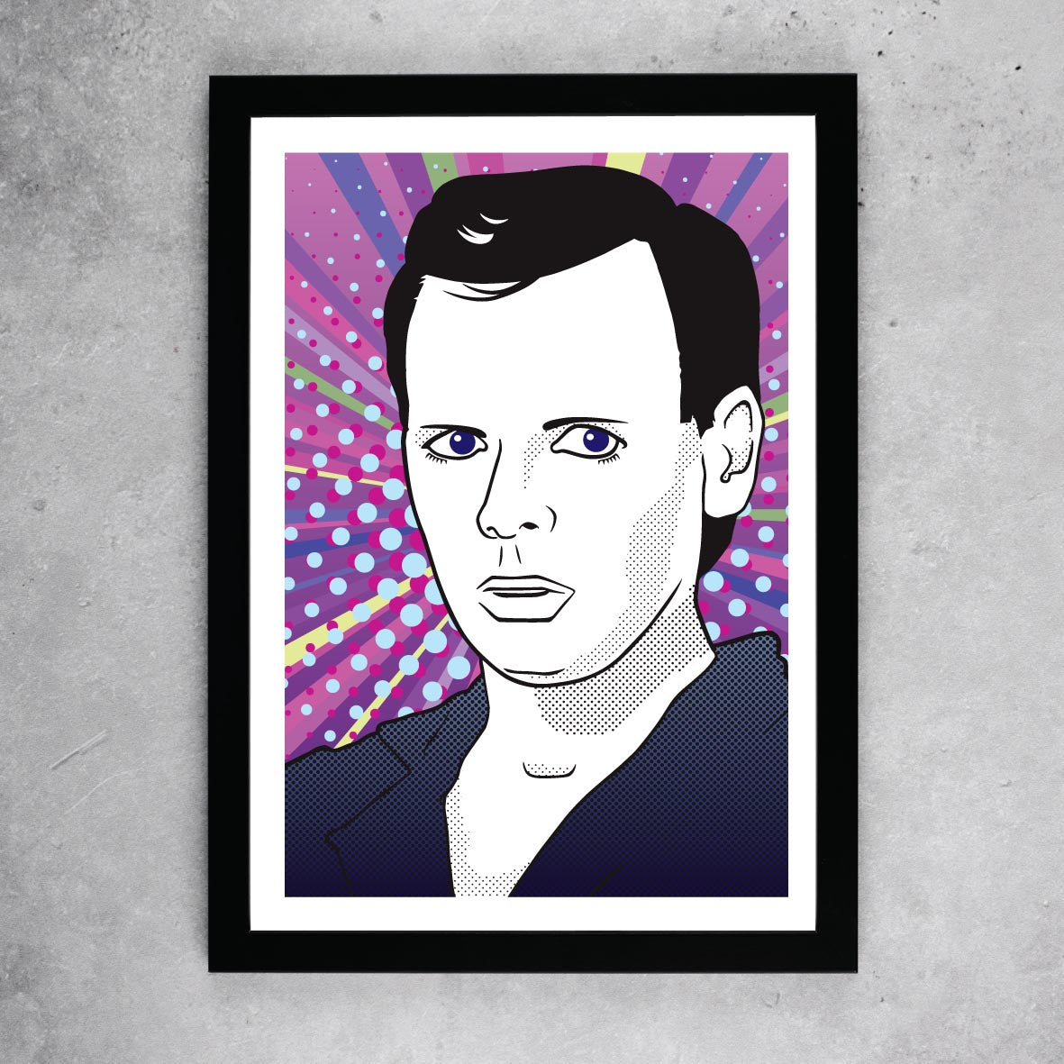 Gary Numan Pop Art Giclée Print
