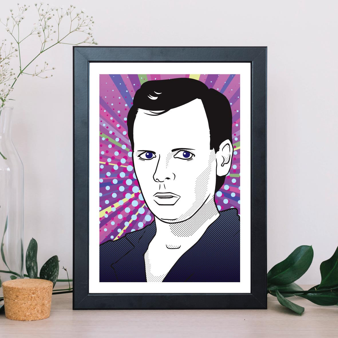 Gary Numan Pop Art Giclée Print