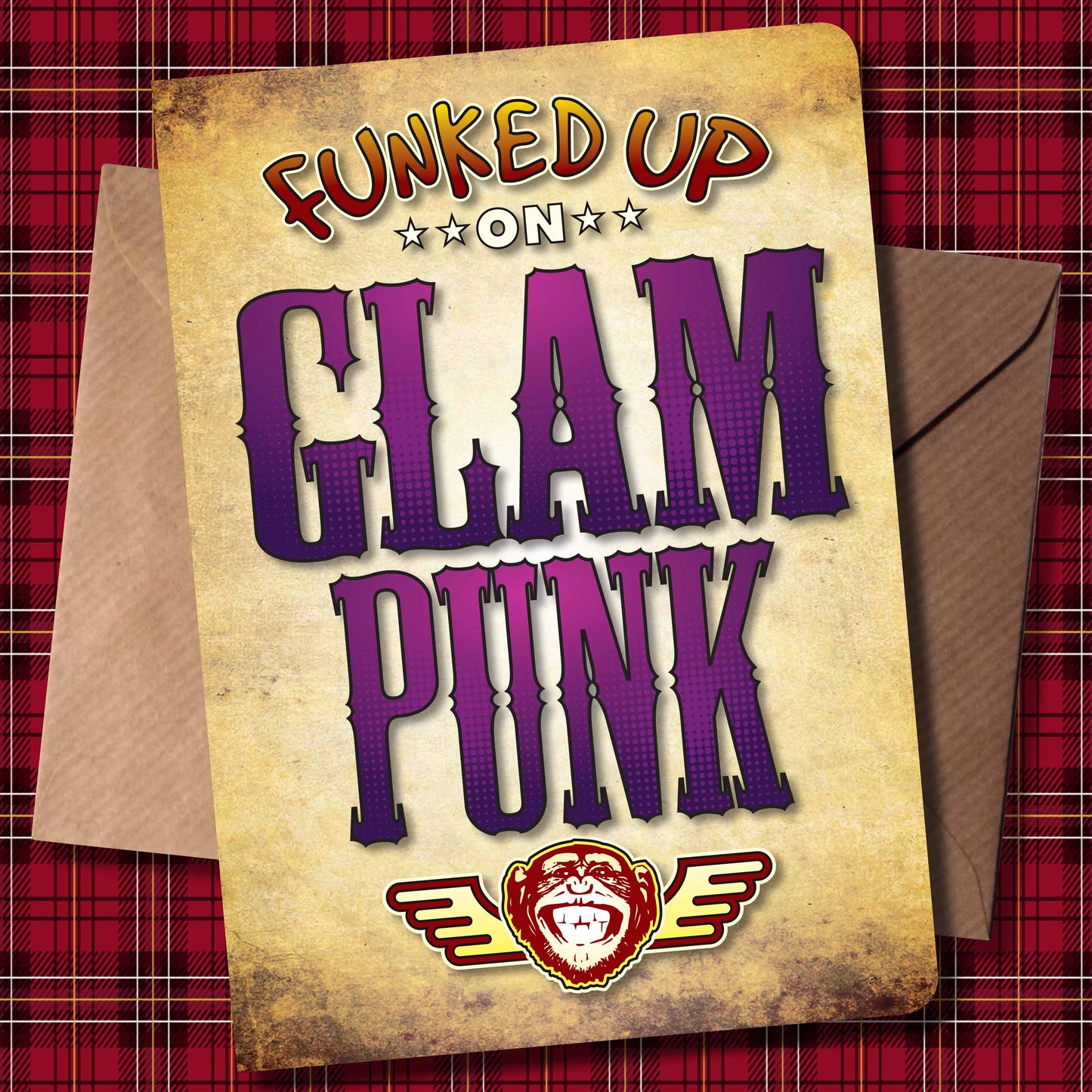 Glam Punk Art Print / Poster / Birthday Card / Greetings Card
