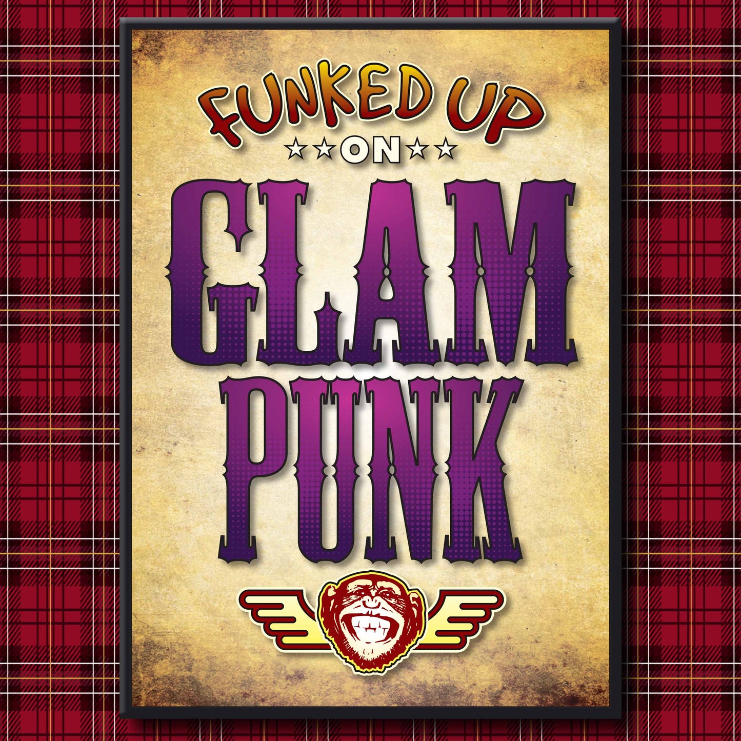 Glam Punk Art Print / Poster / Birthday Card / Greetings Card