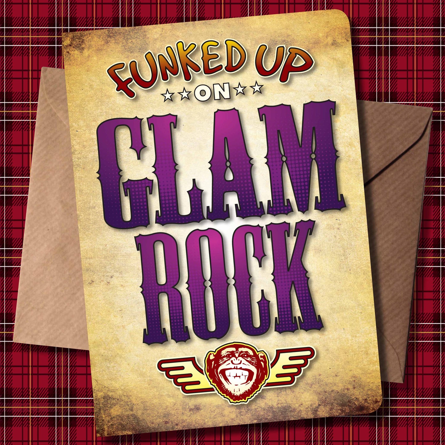 Glam Rock Art Print / Poster / Birthday Card / Greetings Card